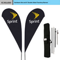 6' Double Sided Portable Teardrop Banner w/ Hardware Set